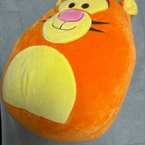 Disney Vibrant Orange Plush Cushion